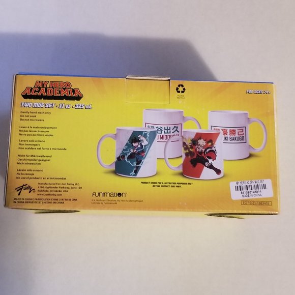 MHA My Hero Academia 2 pack Mug set - Picture 3 of 6